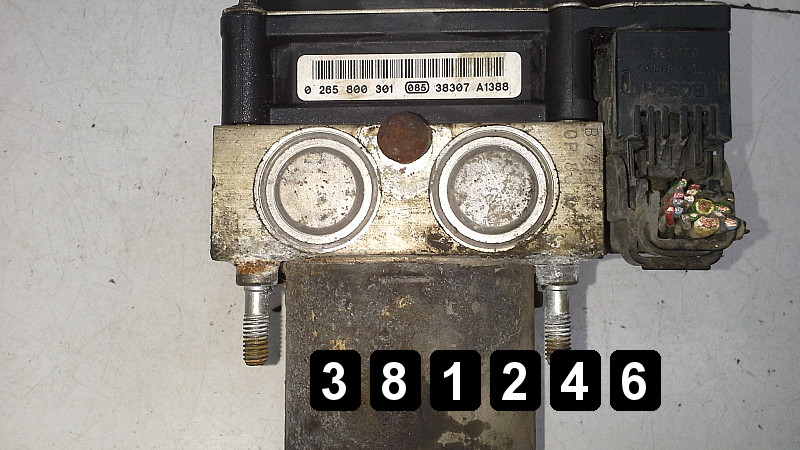 Peugeot 307 ABS-Einheit 2000HDI 9650575780 0265231302 Bj 2002 - Bild 5 von 5