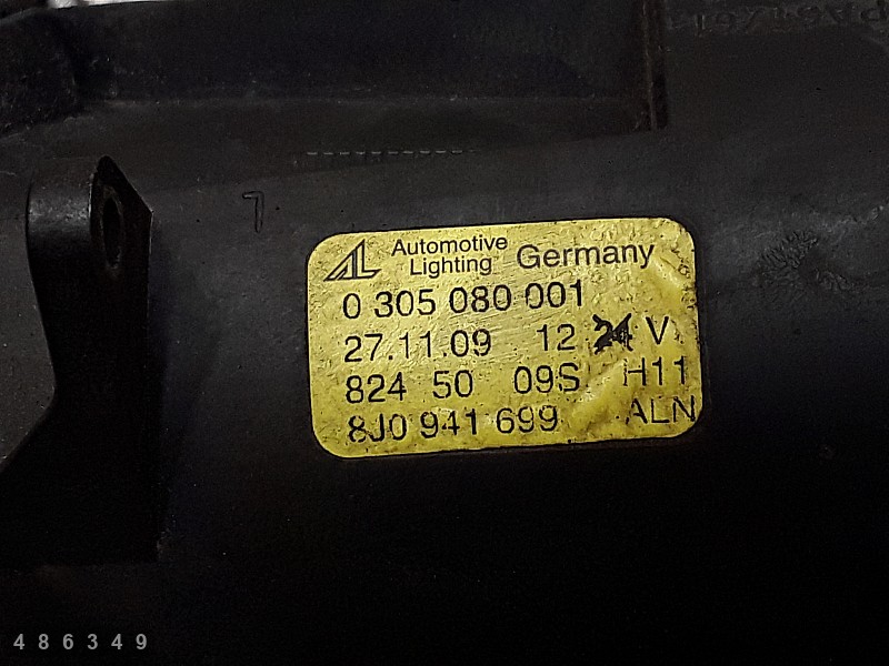 Audi TT NEBELSCHEINWERFER VORNE LINKS 8J0941699 2010 - Bild 5 von 5