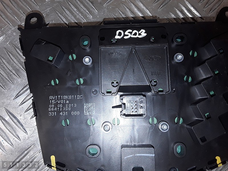 2013 Ford Fiesta Schalter Funkschalter AV1T18K811DC - Bild 3 von 3